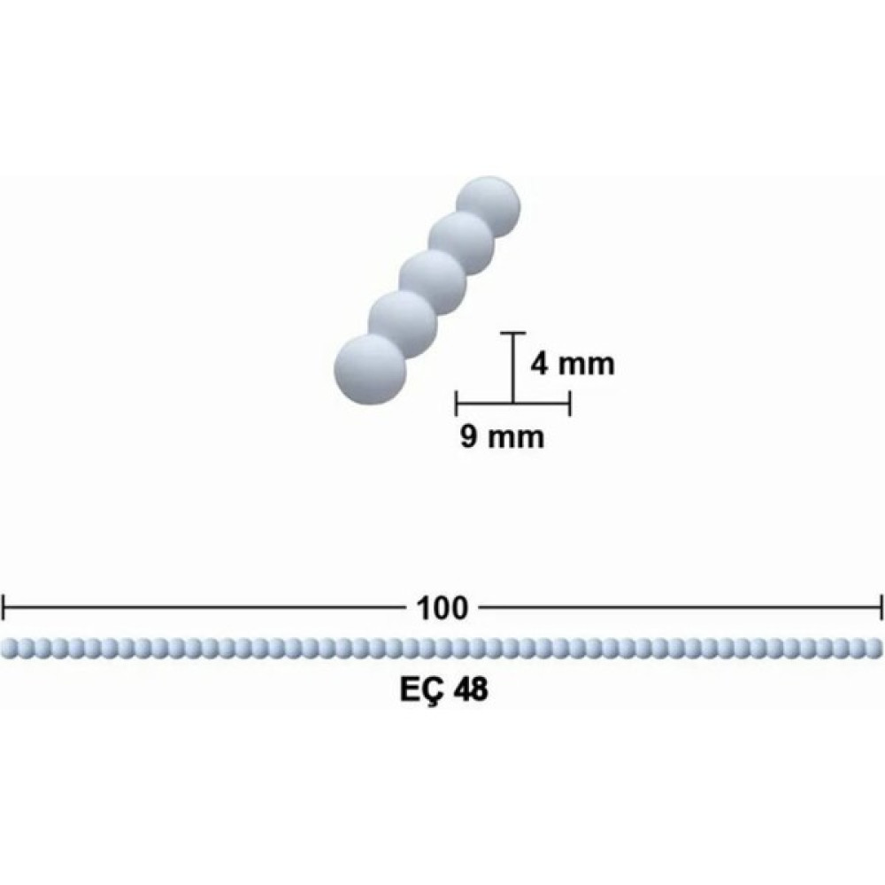 Hayal Gücüm Hazır Esnek Çıta 100CM Eç48 - Beyaz Ev & Dekorasyon Aksesuarları Fiyatı