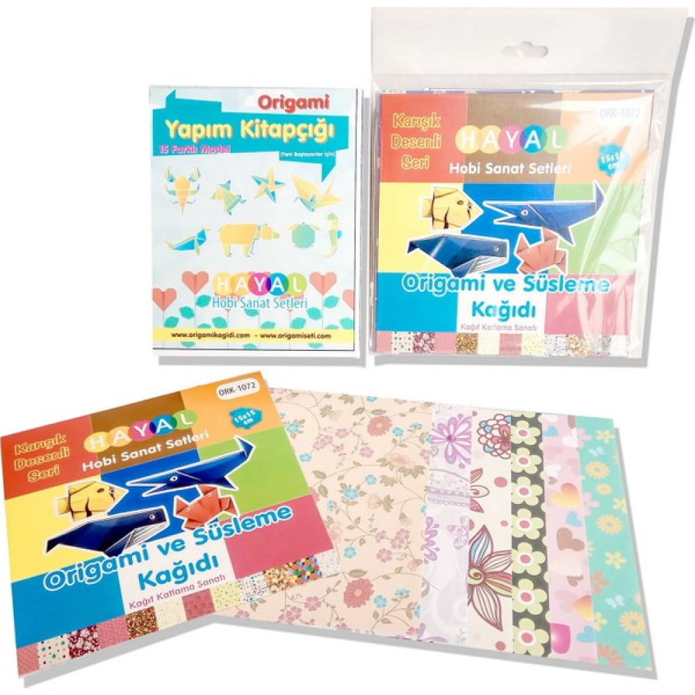 Hayal Hobi Origami Kağıdı Karışık Desenli 1 Yardımcı Malzeme Fiyatı