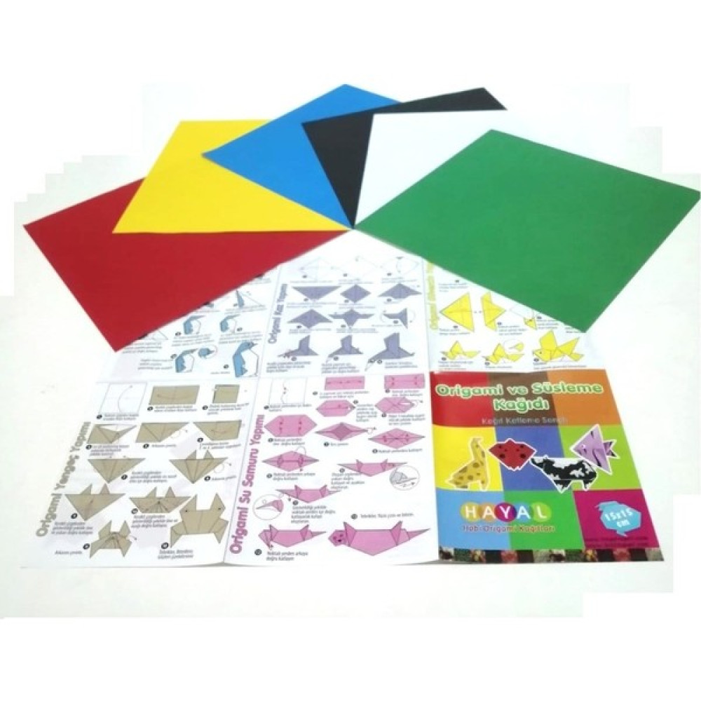 Hayal Sepeti Hayal Origami Kağıt Seti 20*20 cm Özel Set 24 Adetli Yardımcı Malzeme Fiyatı