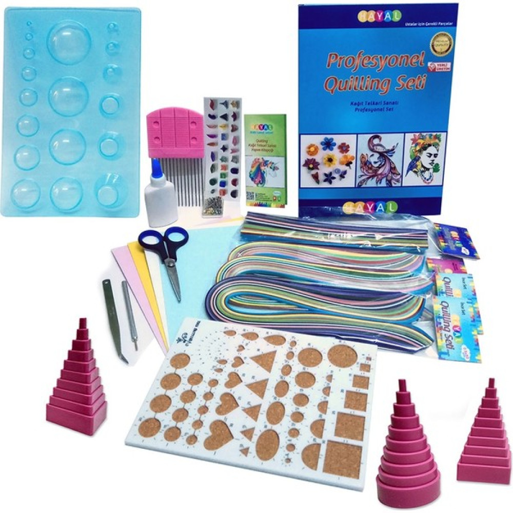 Hayal Sepeti Hayal Profesyonel Quilling Seti - Set No:7 Yardımcı Malzeme Fiyatı
