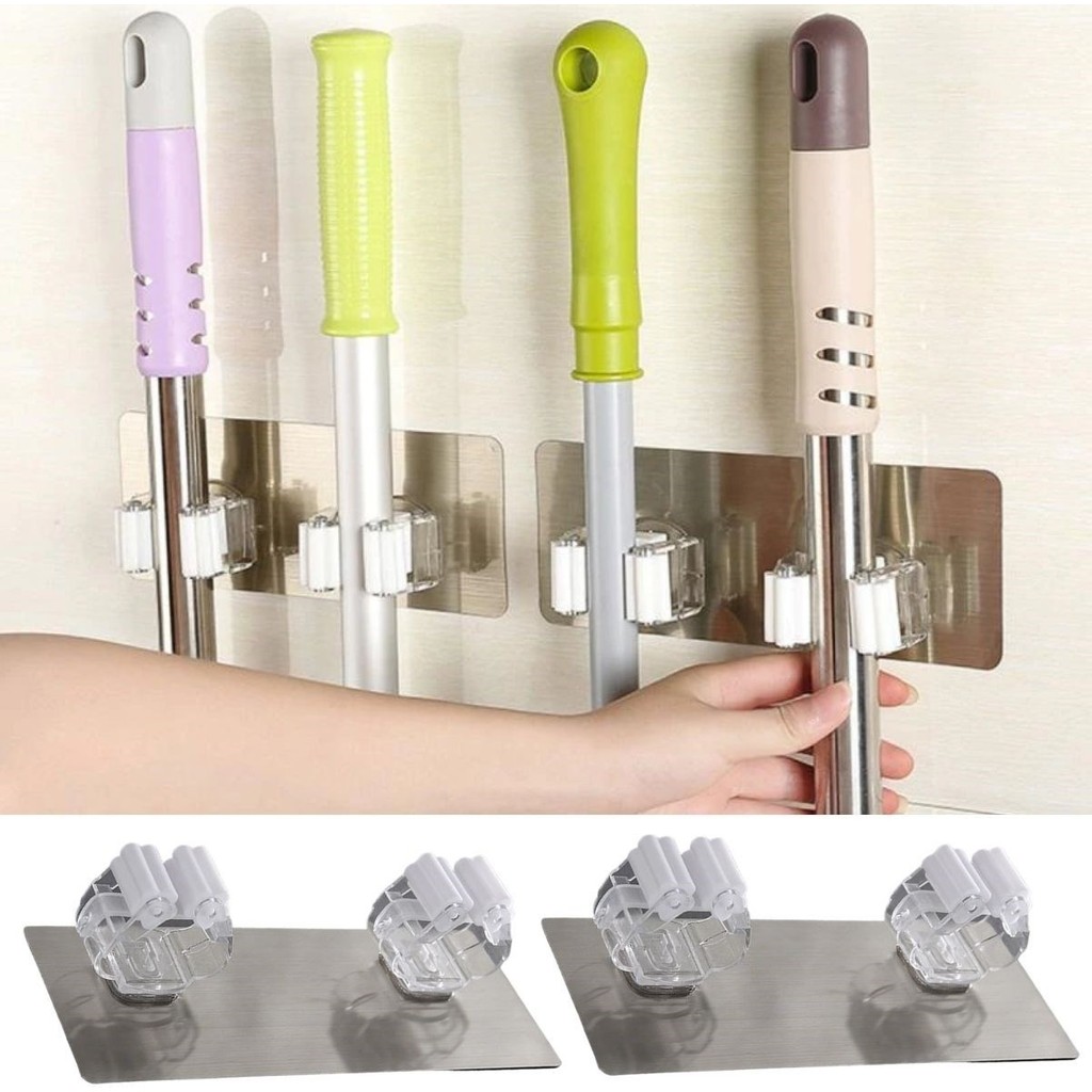 Hayalimkapimda Buffer Pratik Organizer 4'lü Yapışkanlı Fırça Paspas Mop Fırça Sabitleyici Ergonomik Alet Aparatı Araca Özel Paspaslar Fiyatı