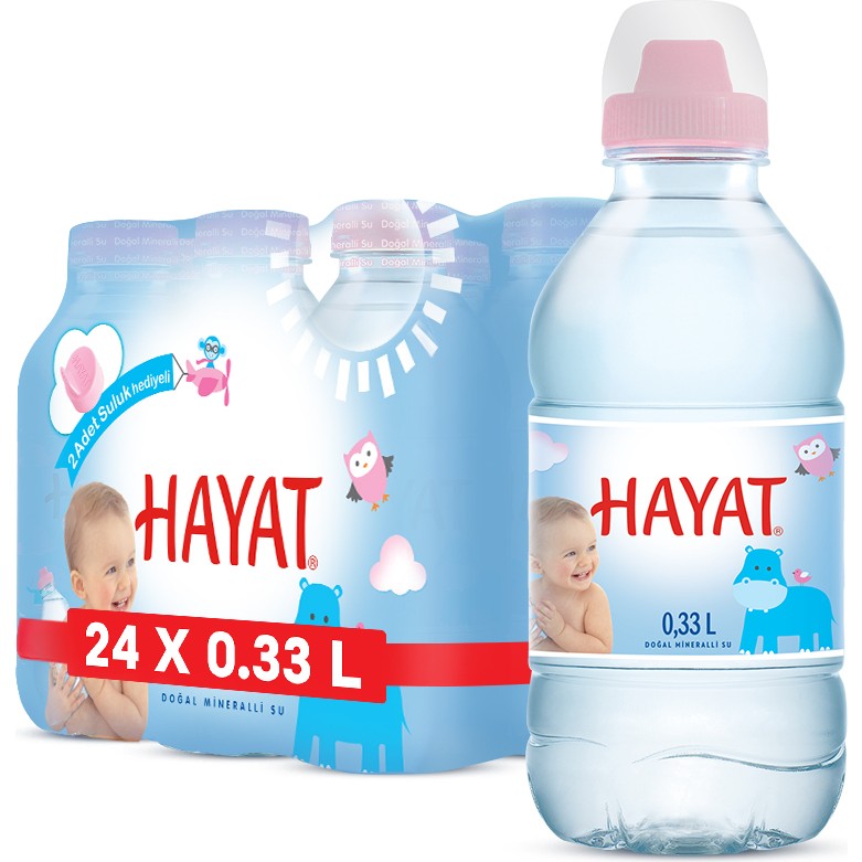 Hayat Küçük Çocuklara Özel Ambalajlı Su 24x330 ML - Metal Filtre Su Fiyatı