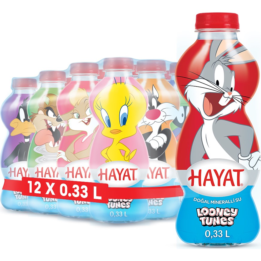 Hayat Maskot Su Looney Tunes 12X330 ml Su Fiyatı
