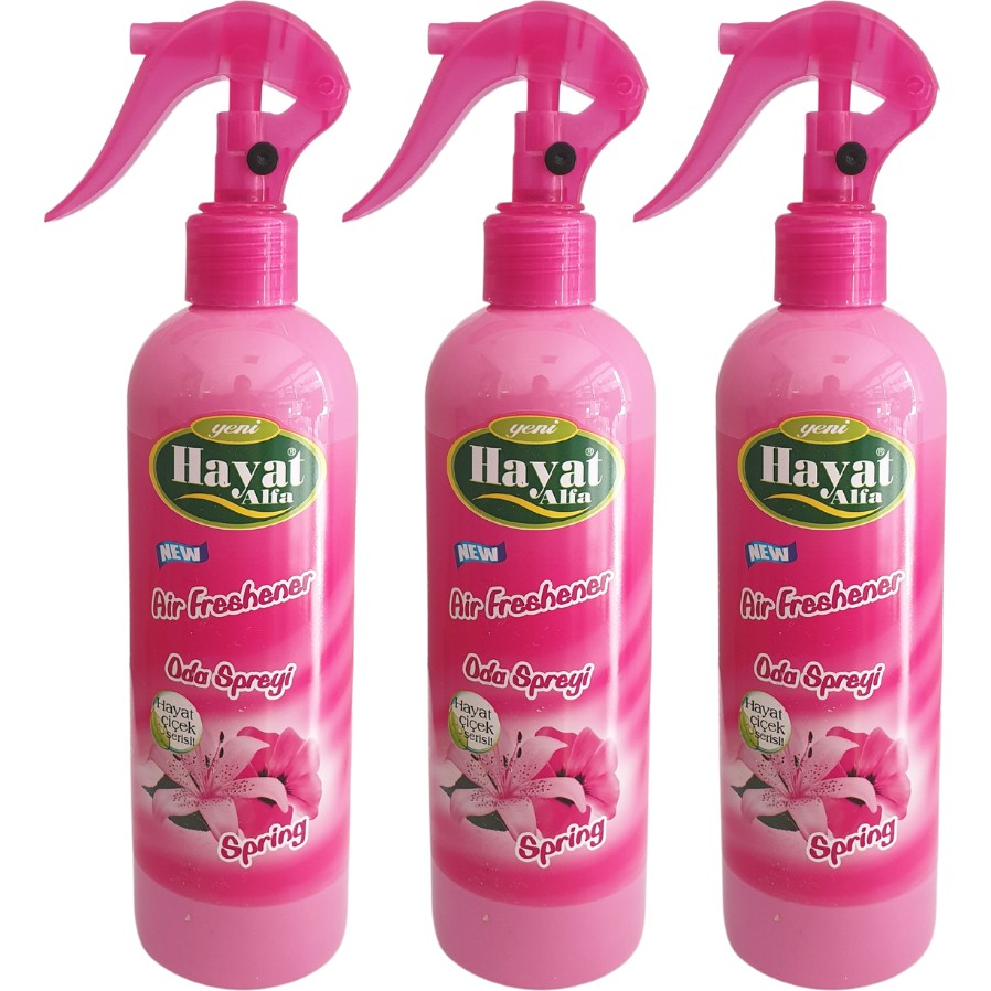 Hayat Oda Kokusu Sprey 350 ml Spring 3 Adet Oda Kokusu Fiyatı
