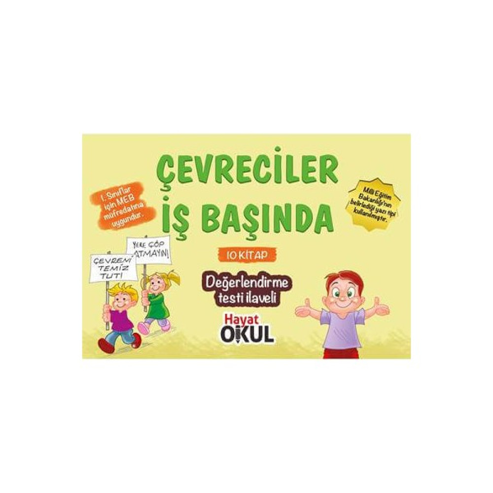 Hayat Okul Yayınları Çevreciler Iş Başında 1 Sınıflar Için Okuma Seti Çocuk Öykü Fiyatı