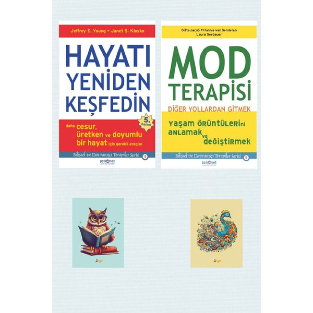 Hayatı Yeniden Keşfedin - Mod Terapisi: Diğer Yollardan Gitmek - Not Defterli Seti Kişisel Gelişim ve Psikoloji Fiyatı
