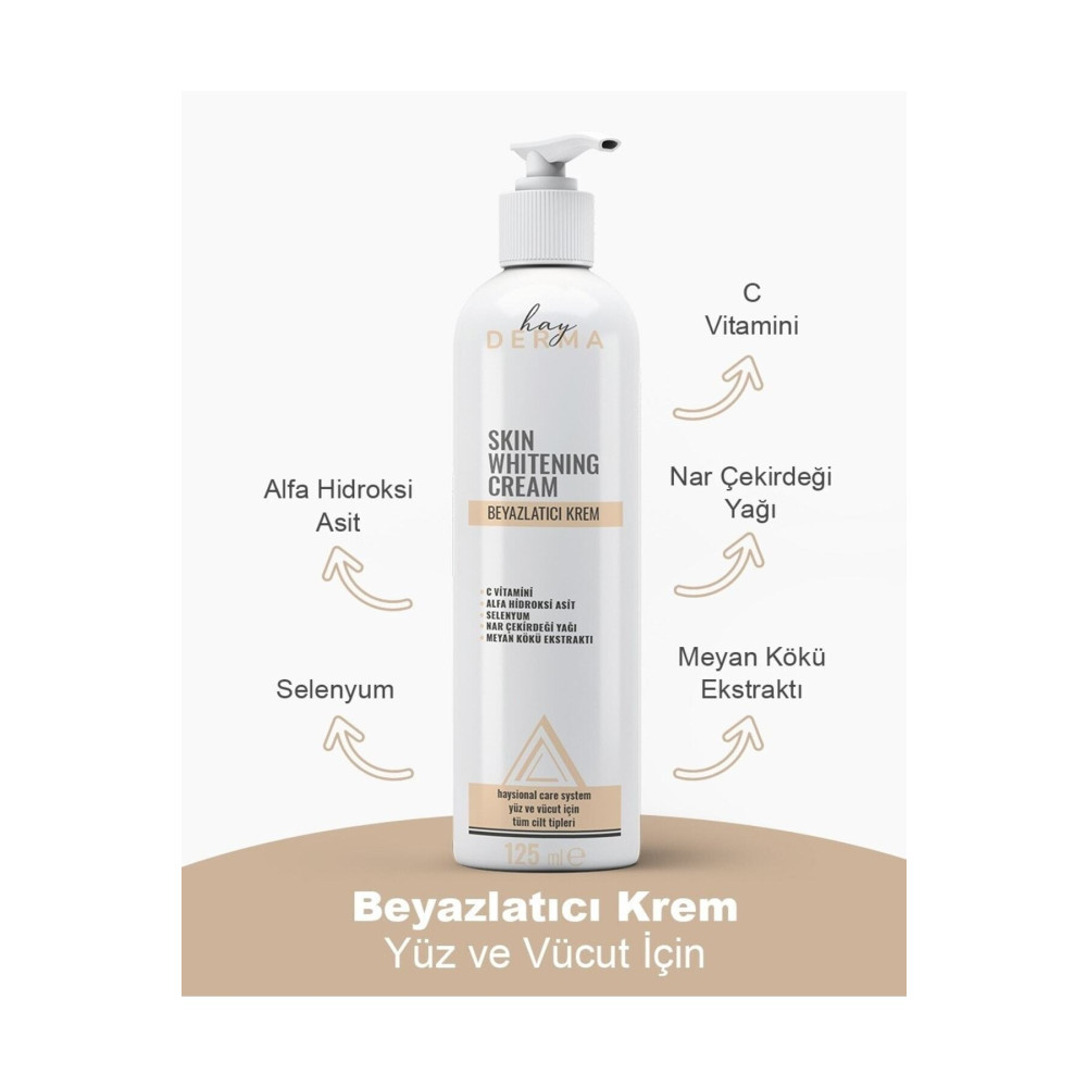 Hayderma Skın Whitenin Cream 125 Ml Vücut Losyonu ve Nemlendiricileri Fiyatı