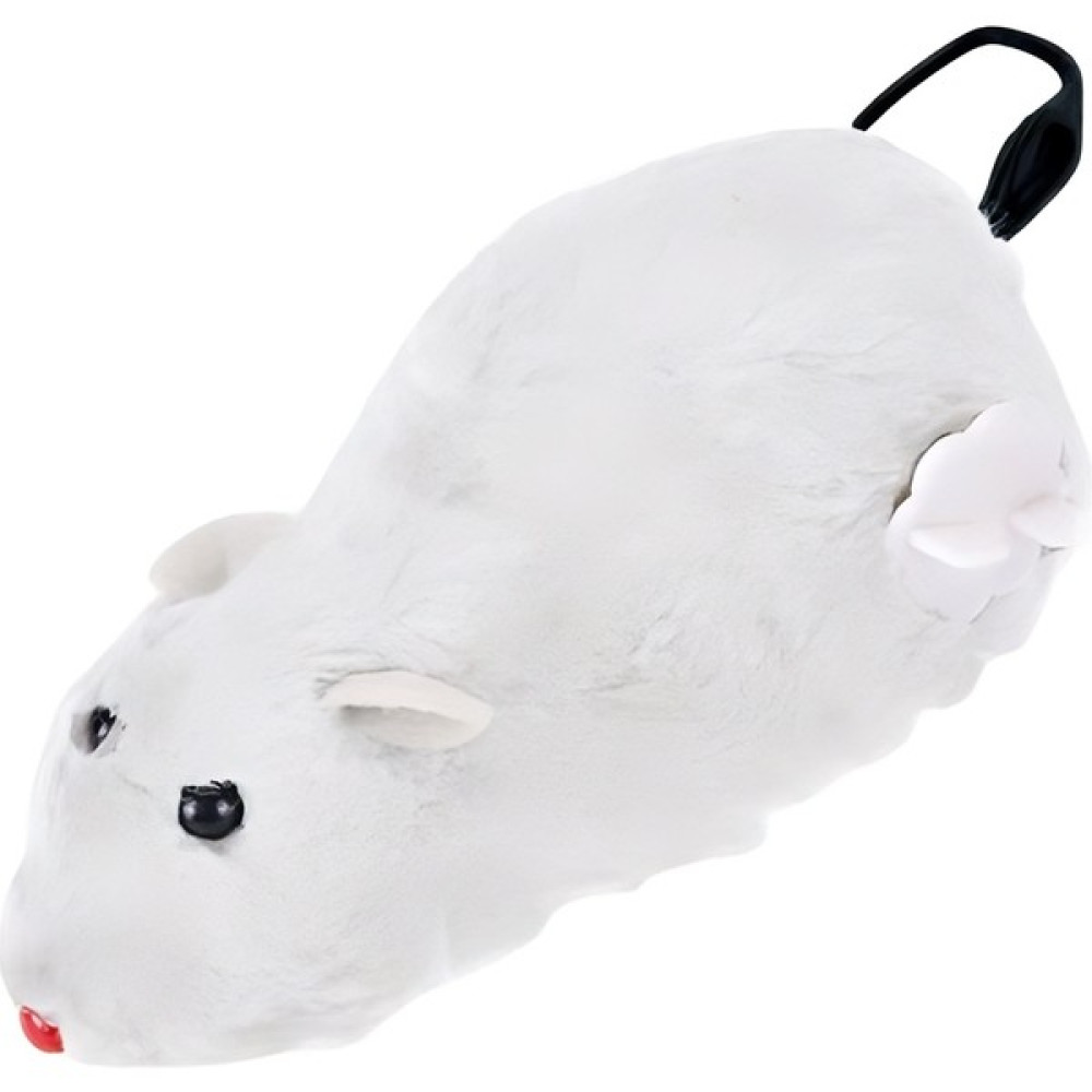 Hayhay Petshop Kurmalı Kedi Eğitim Oyuncağı Tüylü Peluş Fare Yakalama Interaktif Sevimli Eğlenceli Oyuncak - Beyaz Oto Boyaları Fiyatı