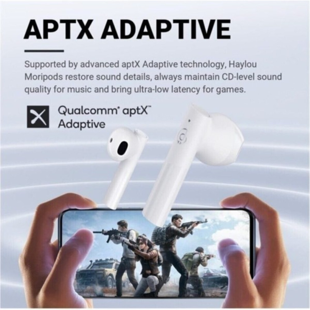 Haylou Moripods TWS Bluetooth 5.2 Kablosuz Kulaklık - IPX5 - Pembe - T33 Bluetooth Kulaklık Fiyatı