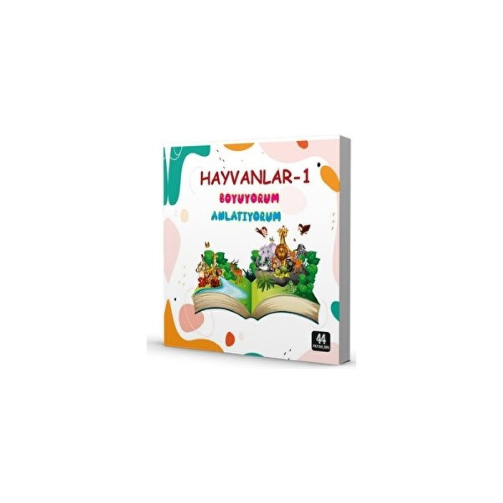 Hayvanlar - 1 Boyuyorum Anlatıyorum Aktivite & Eğitici Kitaplar Fiyatı