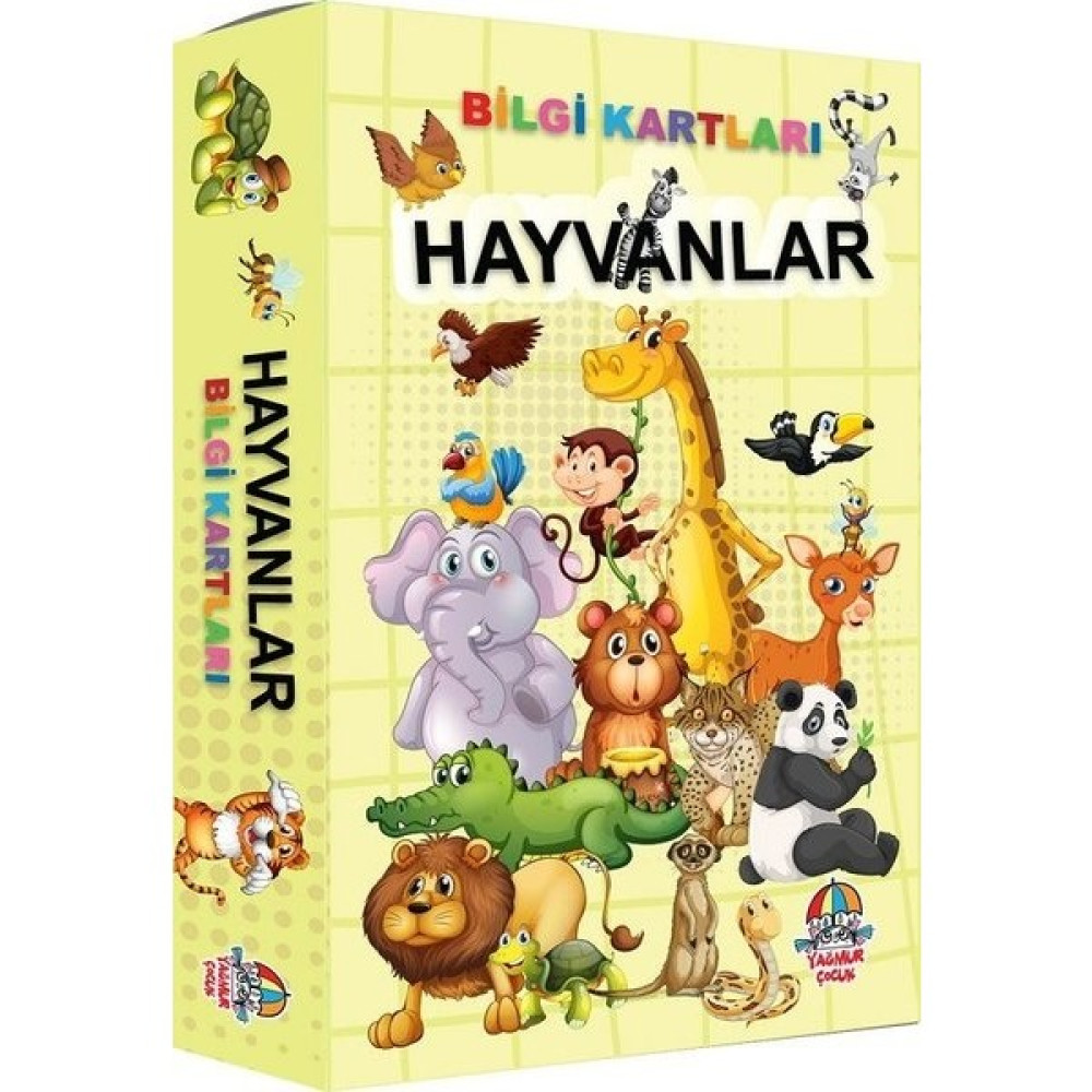 Hayvanlar - Bilgi Kartları  Zihinsel Gelişim Kitapları Fiyatı