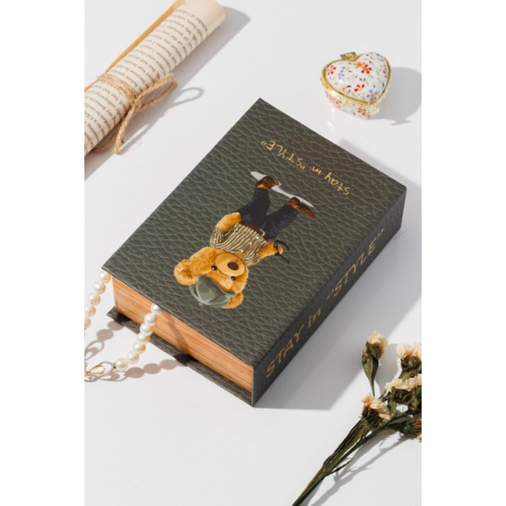 Hayveys Ayı Model Mini Kitap Kutu Takı Aksesuar Organizer Eşya Saklama Kutusu Fiyatı