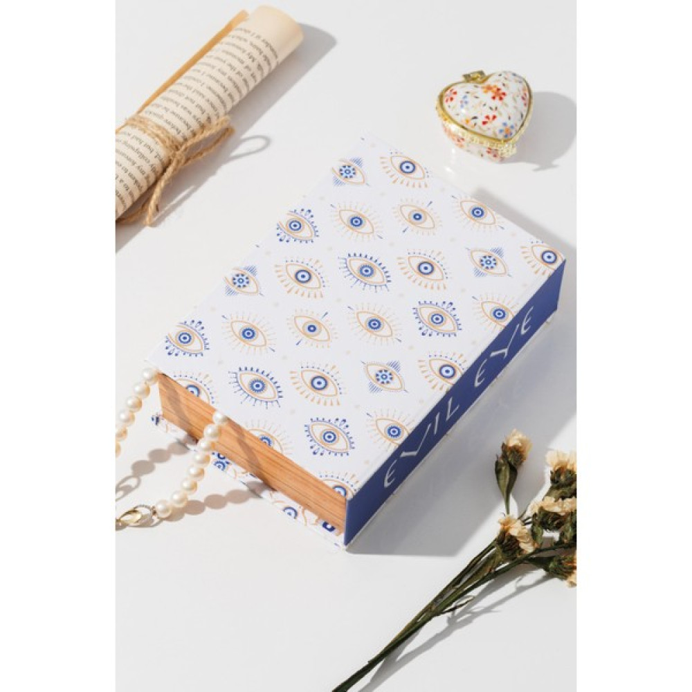 Hayveys Göz Model Mavi Mini Kitap Kutu Takı Aksesuar Organizer Eşya Saklama Kutusu Fiyatı