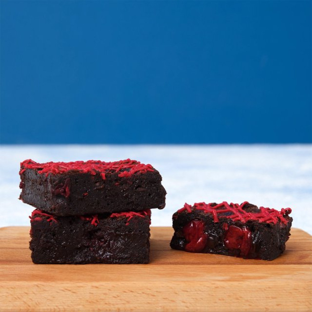 Haz Kırmızısı Brownie ve Cookie Kutusu - 8 Adet
