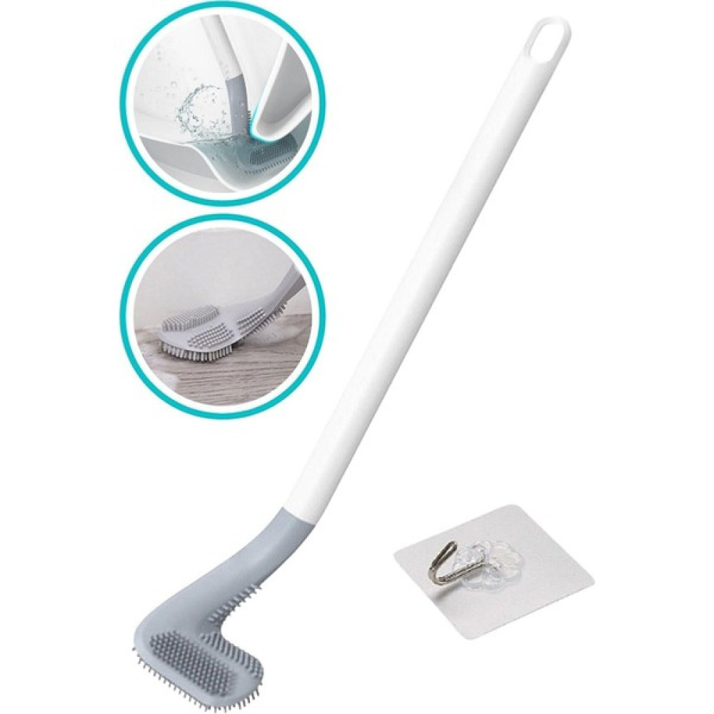 Hazan Store Golf Tasarimli Si̇li̇kon Banyo Tuvalet Klozet Temi̇zleme Firçasi - Gri Klozet Fırçası Fiyatı