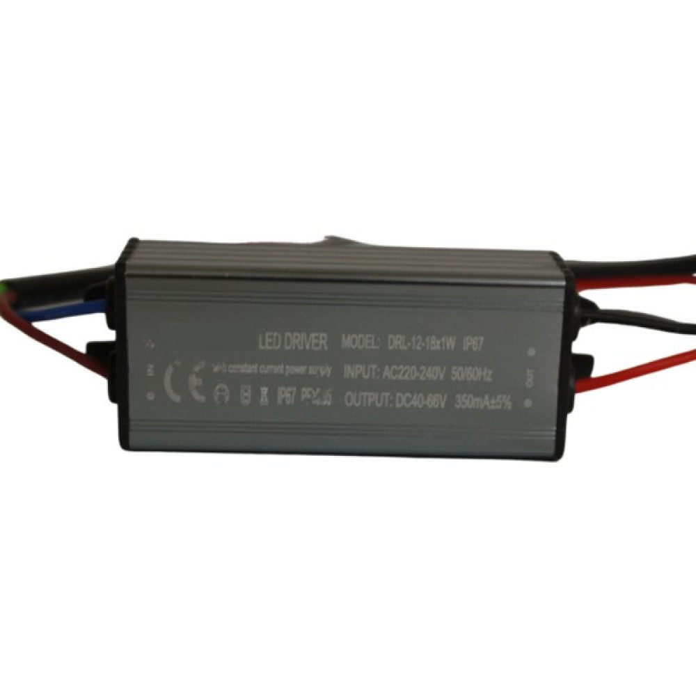 Hazar Led 12-18X1W LED Driver 350MA 40-66V Power LED Sürücü IP67 Power LED Driver Led Aydınlatmalar Fiyatı