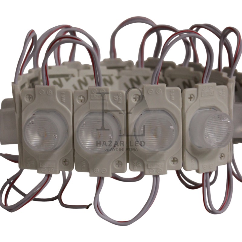 Hazar Led 12 Volt 1.5 Watt Tek Mercekli Modül LED Natural Beyaz 4000K (10 Adet) Led Aydınlatmalar Fiyatı