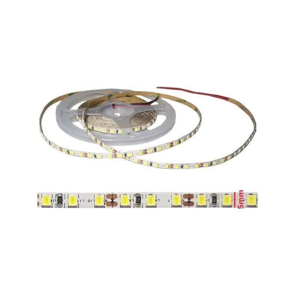Hazar Led 12 Volt 5 Metre 5 mm 120 Ledli 2835 Gün Işığı Şerit LED (Ince Pcb’li) Led Aydınlatmalar Fiyatı