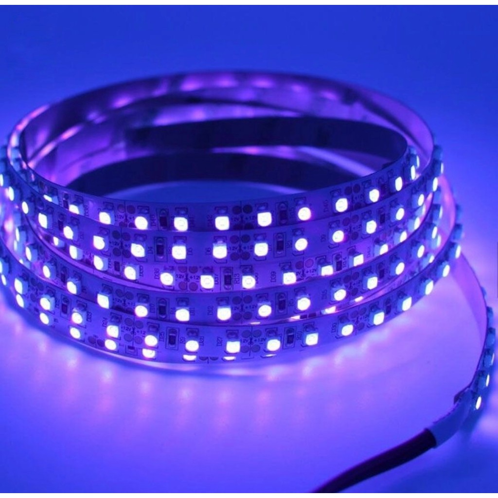 Hazar Led 12V Uv (Ultraviyole) Şerit LED 2835 Smd Metrede 120 LED Black Light (1 Mt.) - 1 m - Renkli Led Aydınlatmalar Fiyatı