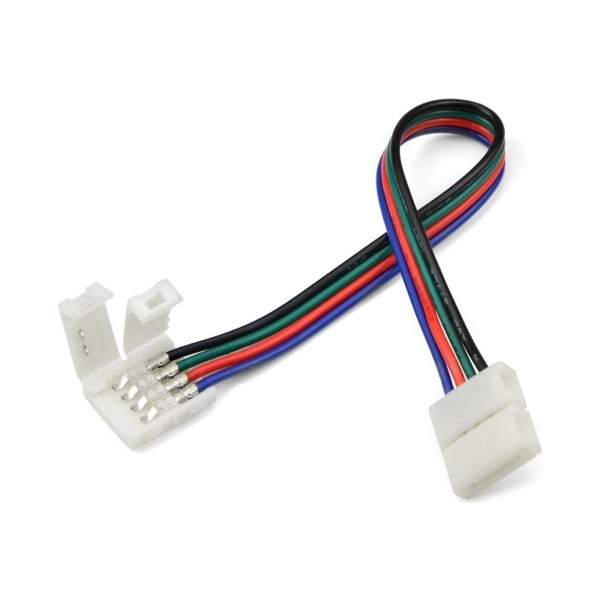 Hazar Led RGB Şerit Led İçin İki Yönlü Hızlı Konnektör Kablo 4 Pin (5 Adet) Led Aydınlatmalar Fiyatı