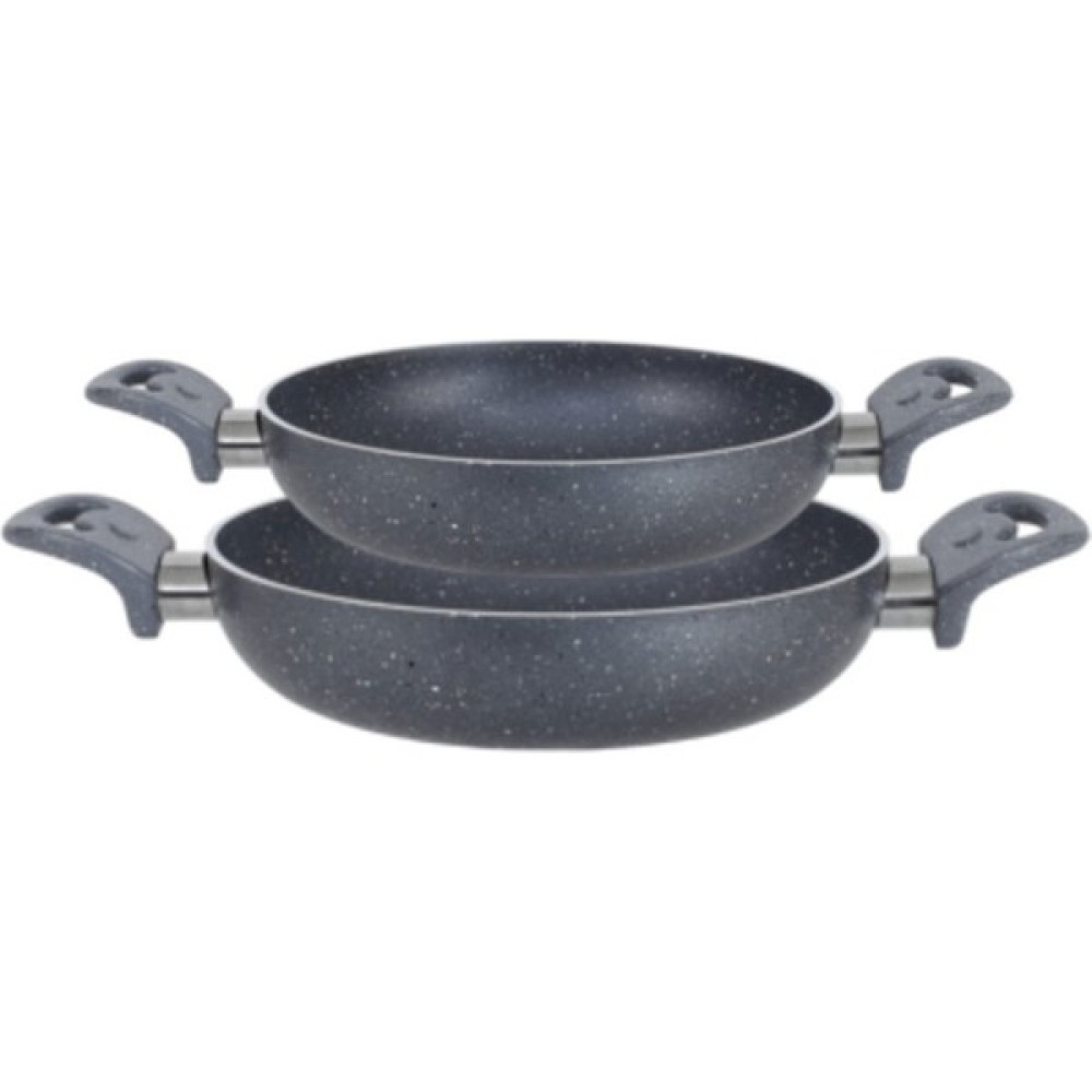 Hazar Pazar Granit 18/22 cm Yumurta Tavası Set Yanmaz Yapışmaz Çizilmez Çift Kulp Omlet Tavalar Fiyatı