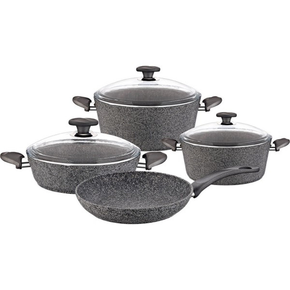 Hazar Pazar Papilla 7 Parça Granit Set 4 mm Kalınlık Tencere / Tava Setleri Fiyatı