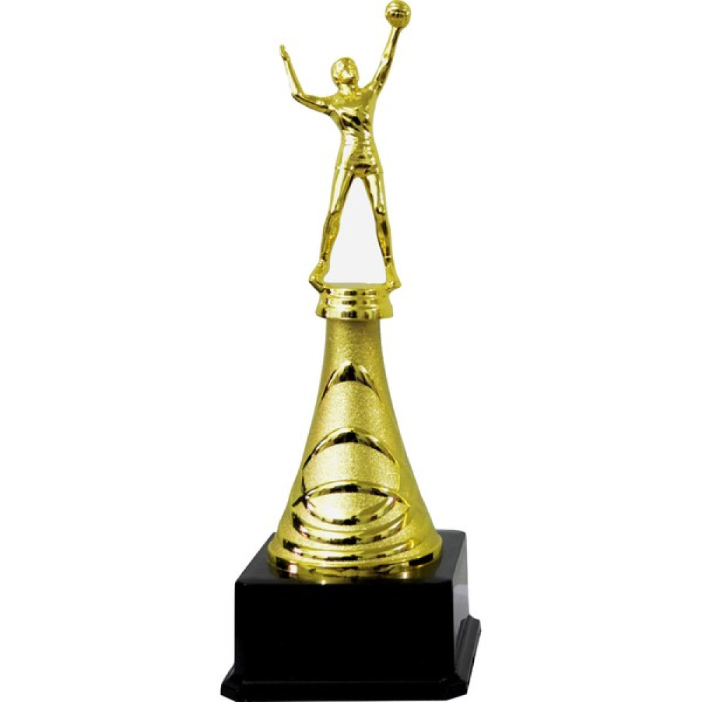 Hazar Spor Voleybol Figürlü Ödül Kupası - 31 cm - 33 cm - Altın Oto Boyaları Fiyatı