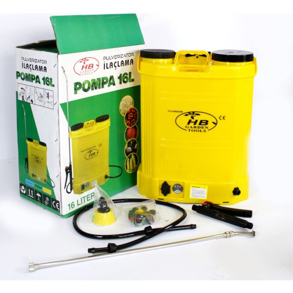 Hb Garden Tools Hb Akülü Şarjlı Sırt Pompası 16 Litre Bahçe Makinesi Fiyatı
