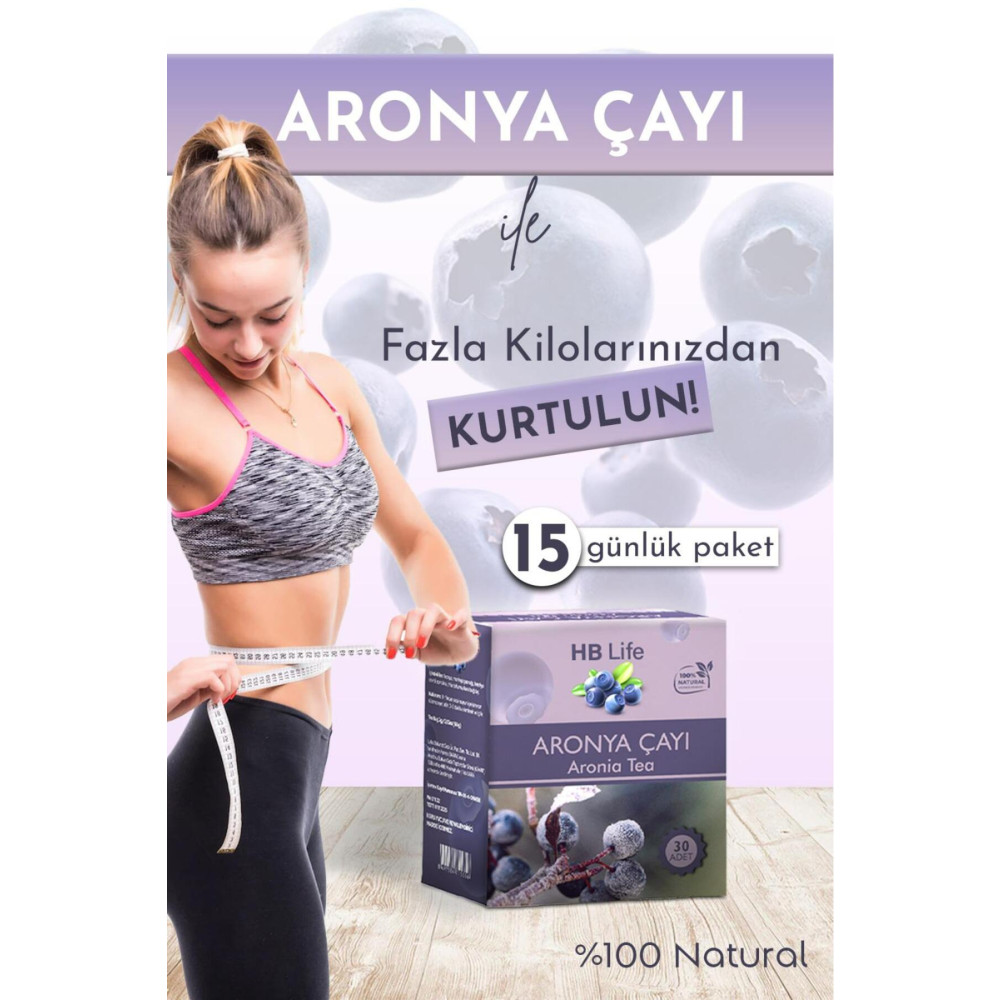 HB LİFE 1 Kutu Aronya Çayı .kilo Vermeye Yardımcı Çay Fiyatı