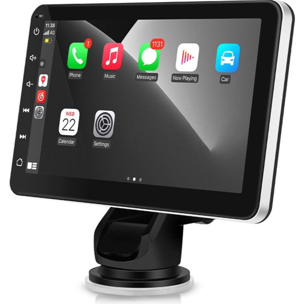 HB-LZQ 7 Inç Araç Navigasyonu Akıllı Kablosuz Carplay Androidauto Taşınabilir Araç Navigasyonu (Yurt Dışından) - Siyah Oto Teypleri Fiyatı