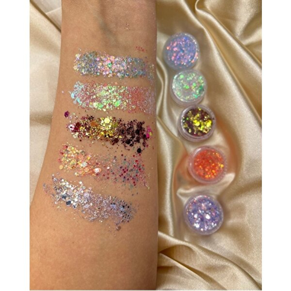 Hb Tasarım Glitter Jel Far Sim Far 5 Li Set - karışık Göz Farı Fiyatı
