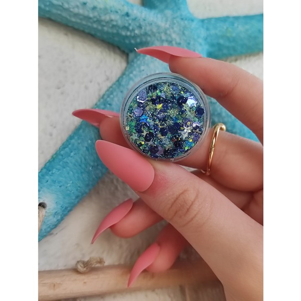 Hb Tasarım Glitter Jel Far Simli Yüz ve Vücut Simi Blue Göz Farı Fiyatı