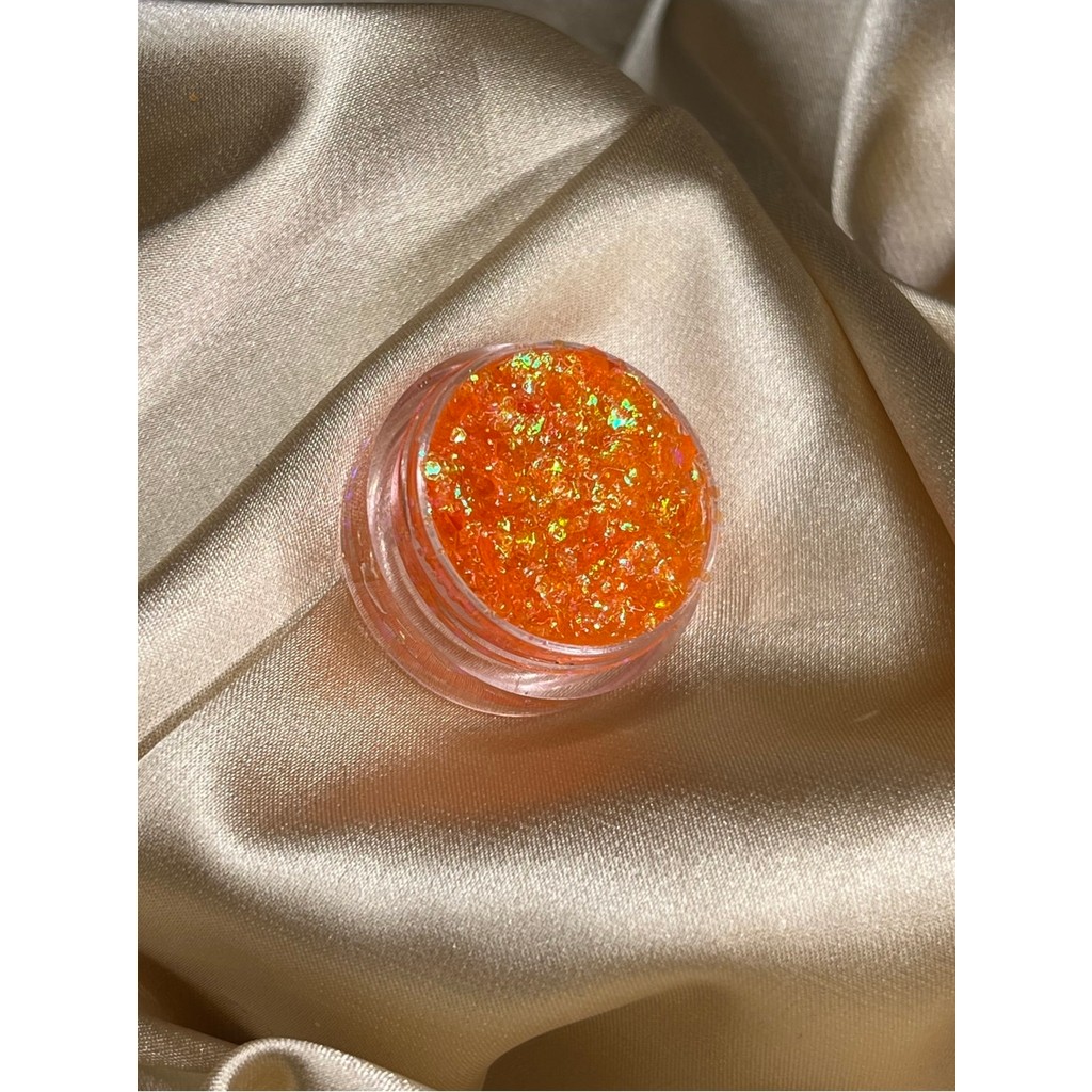 Hb Tasarım Jel Kıvamında Parlak Glitter-Orange Shiny - turuncu Göz Farı Fiyatı