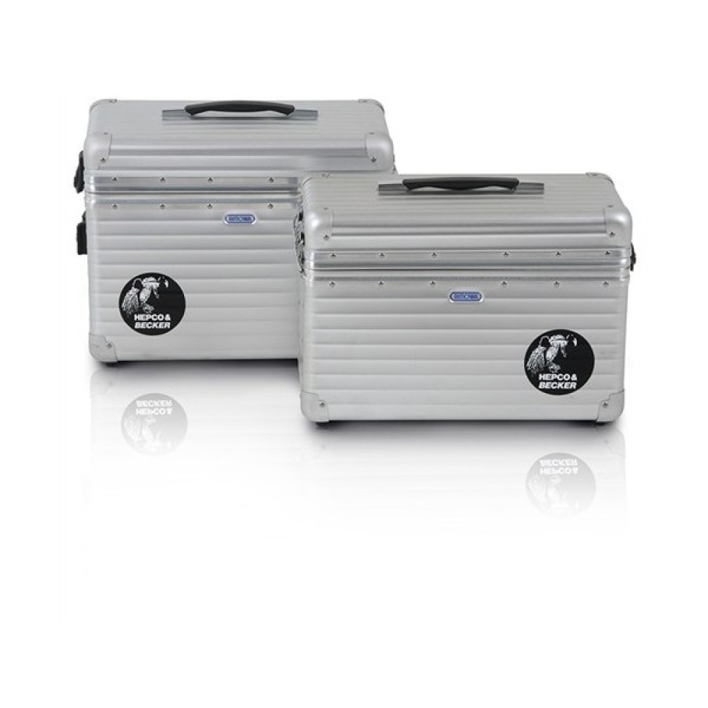 H&B Yan Çanta Alu-Exclusıv 30Lt Metal Sol Gri Motorsiklet Çantaları Fiyatı