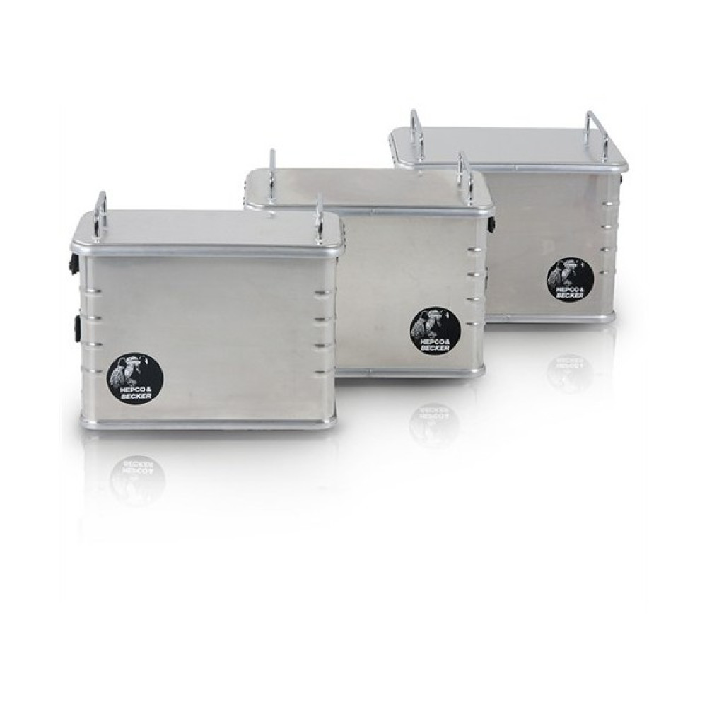 H&B Yan Çanta Alu-Standart 35Lt Metal Sol Gri Motorsiklet Çantaları Fiyatı