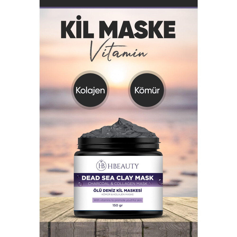 HBEAUTY kolajen ölüdeniz kil maskesi akne ve siyah nokta karşıtı collagen Cilt ve Yüz Bakımı Fiyatı