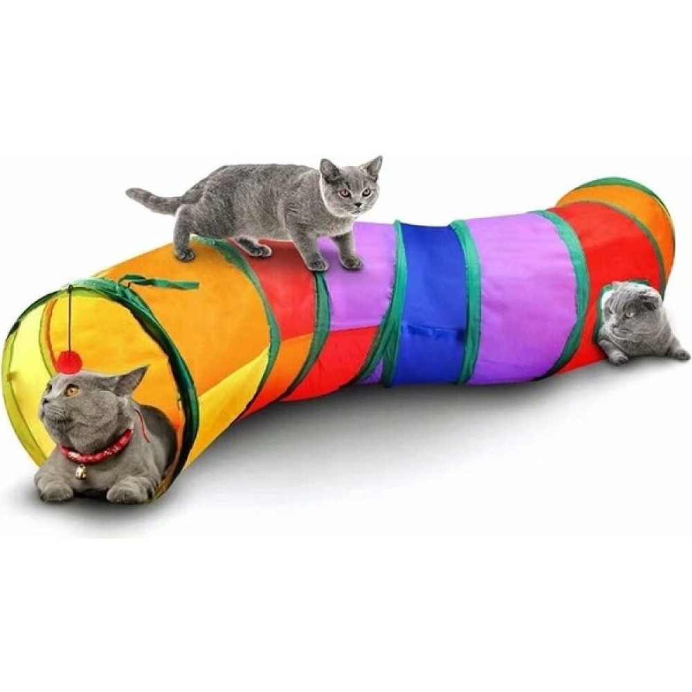 HBLHC Evcil Kedi Oyuncakları Gökkuşağı Kedi Tüneli Evcil Hayvan Parkuru Yuvarlanan Ejderha Kanalı Interaktif Evcil Hayvan Malzemeleri (Yurt Dışından) Evcil Hayvan Ürünleri Fiyatı