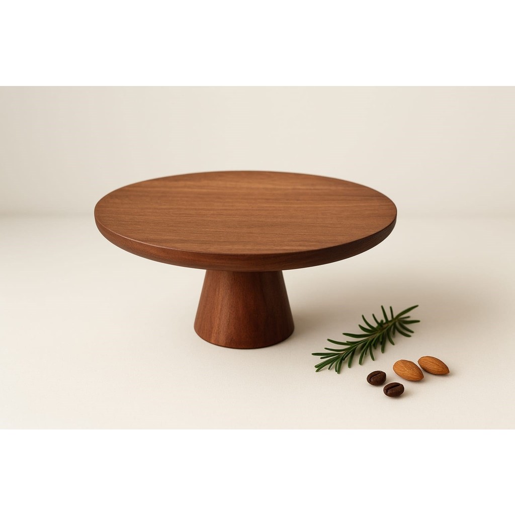 Hbs Art Design 24 cm Pasta Stand Ayaklı Sunum Tahtası Kayın Masif Diğer Fiyatı