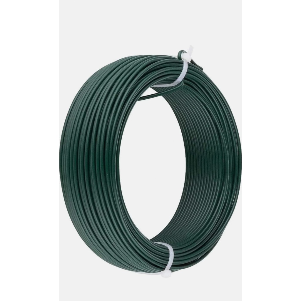 Hbs PVC Kaplı Tel 3 mm Çit Bağlantı Teli 100 metre Gergi Teli - 3 Kg - Yeşil Diğer Fiyatı
