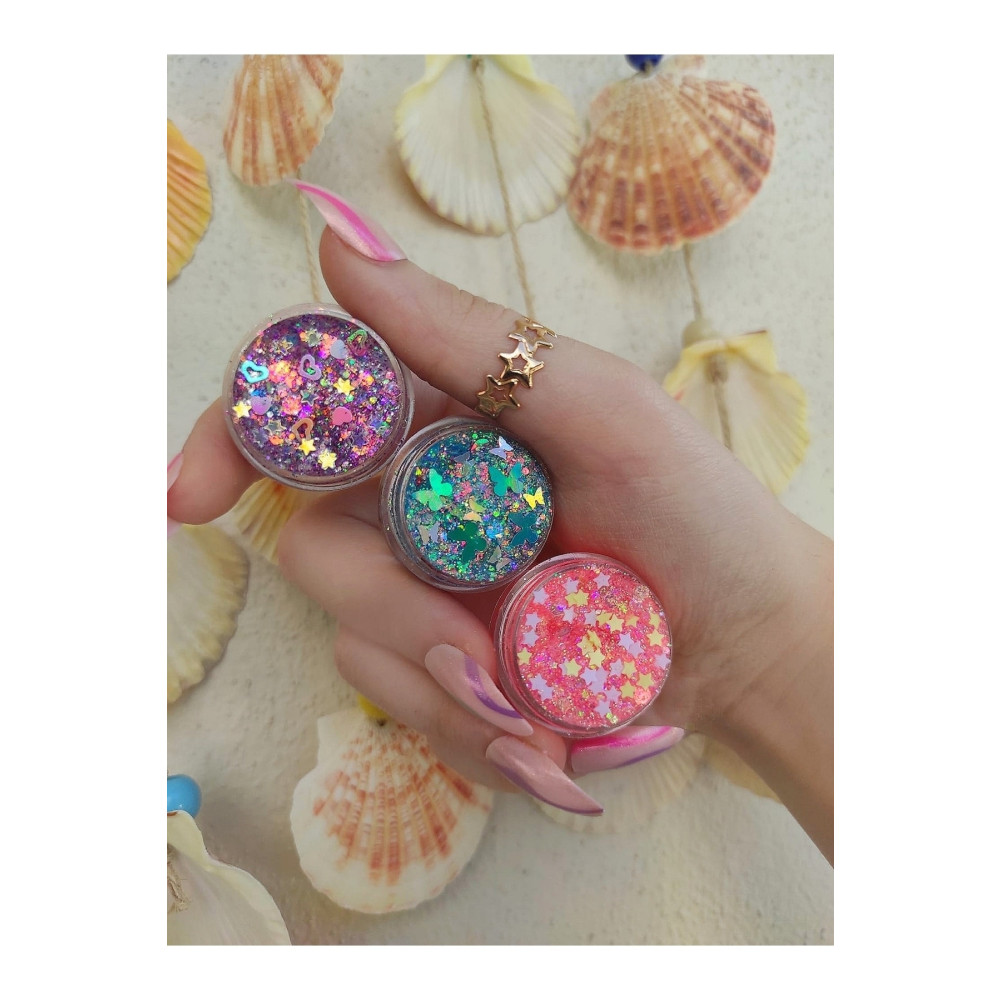 hbtasarim Glitter Far Jel Far 3lu Parlak Glitter Göz Farı Fiyatı