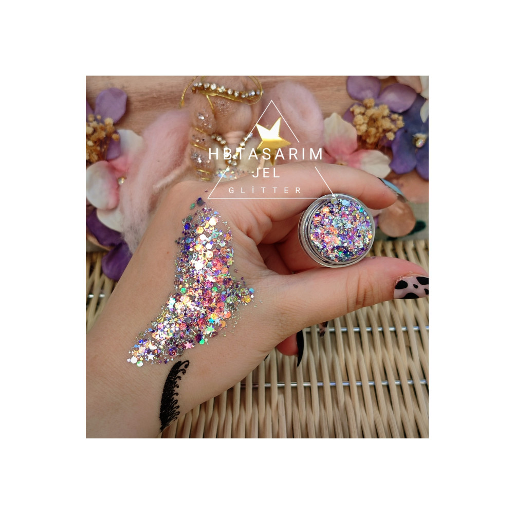 hbtasarim Simli Far Jel Parlak Glitter Göz Farı Fiyatı