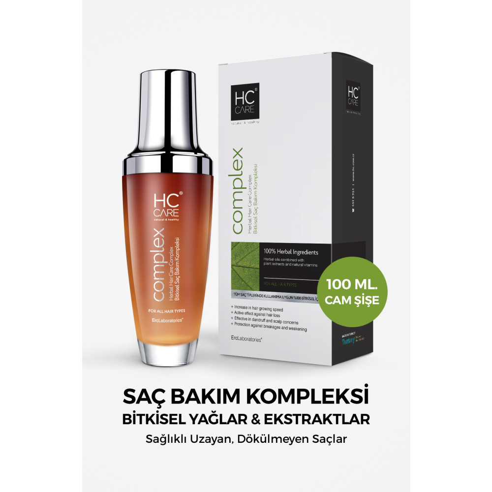 HC Care Complex Bitkisel Saç Bakım Kompleksi - 100 ml Saç Bakım Maskeleri & Serumlar & Spreyler Fiyatı