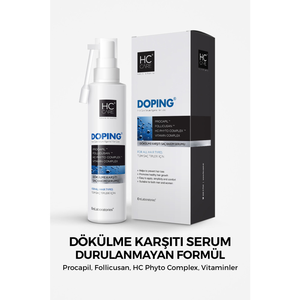 HC Care Doping Dökülme Karşıtı Bakım Serumu Saç Bakım Maskeleri & Serumlar & Spreyler Fiyatı