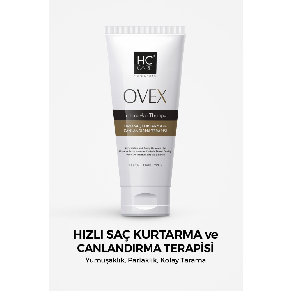 HC Care Ovex Hızlı Saç Kurtarma Ve Canlandırma Terapisi - 200 Ml. Saç Bakım Maskeleri & Serumlar & Spreyler Fiyatı