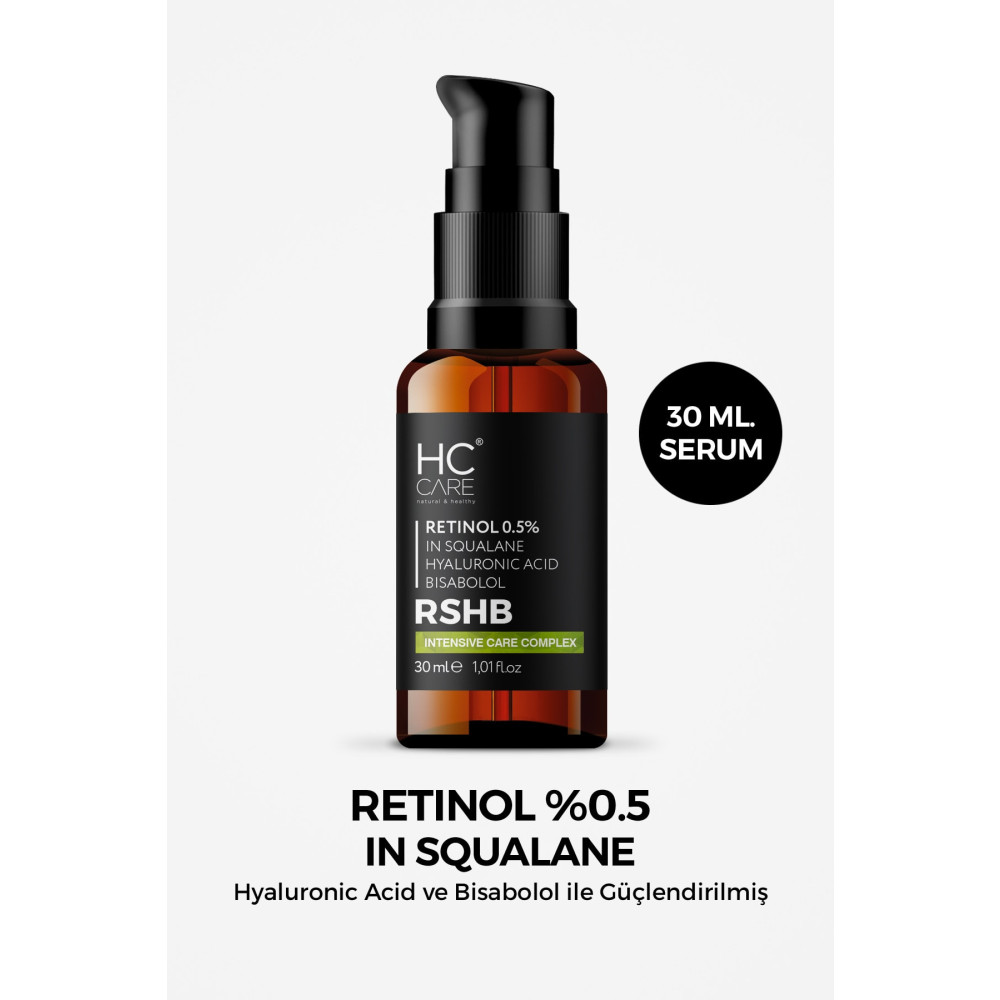 HC Care Retinol %0.5 In Squalane Kırışıklık Ve Yaşlanma Karşıtı Cilt Bakım Serumu 30 Ml. Cilt ve Yüz Bakımı Fiyatı