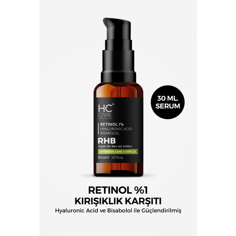HC Care Retinol Serum %1 Kırışıklık Ve Yaşlanma Karşıtı Cilt Bakım Serumu 30 Ml. Cilt ve Yüz Bakımı Fiyatı