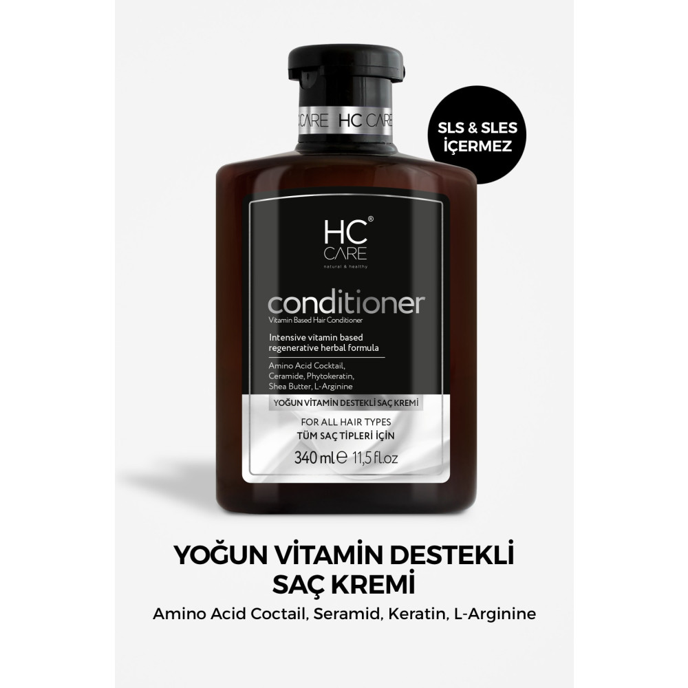 HC Care Saç Kremi Yoğun Vitamin Destekli 340 ml Şampuan ve Saç Kremi Fiyatı
