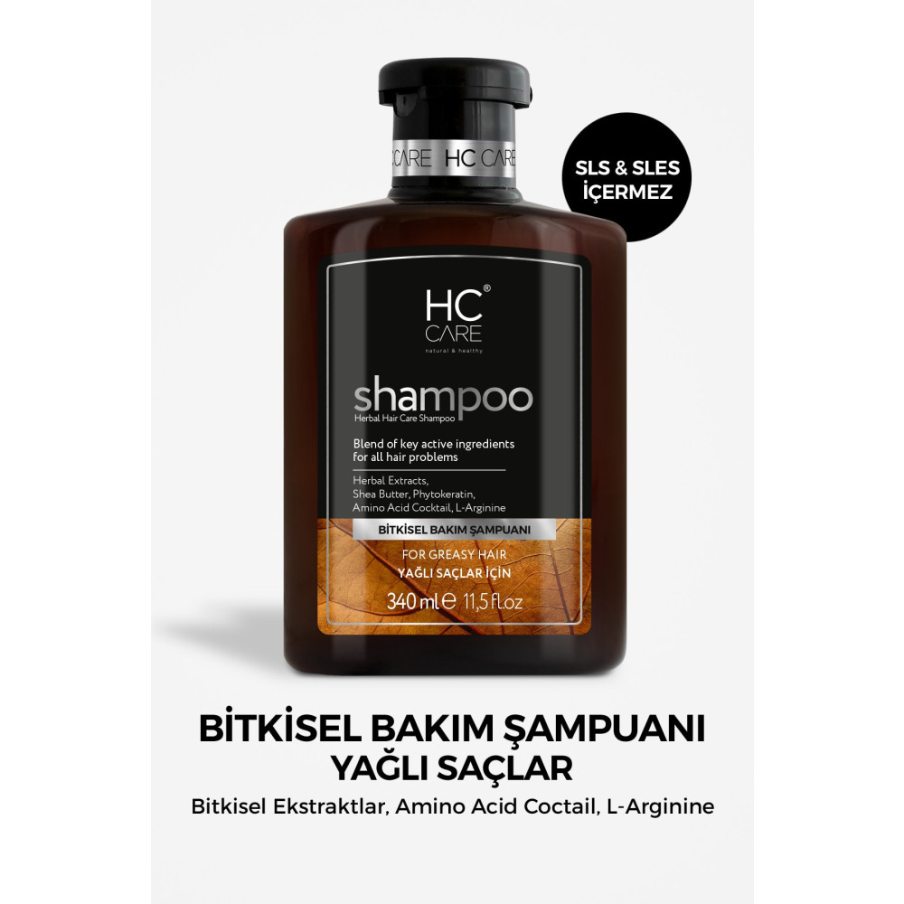 HC Care Şampuan Yağlı Saçlar Için - 340 Ml. Şampuan ve Saç Kremi Fiyatı