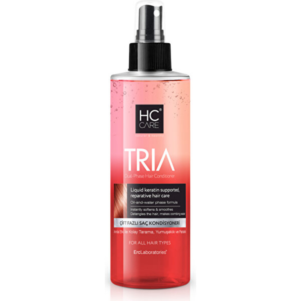 HC Care Tria Keratin Destekli Kolay Tarama Spreyi - 150 ml Saç Bakım Maskeleri & Serumlar & Spreyler Fiyatı