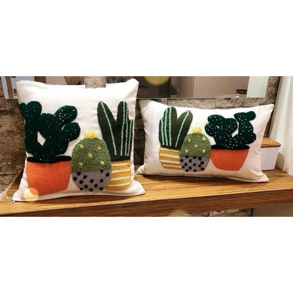 HC Home Dekoratif Punch Kırlent - 40 x 40 cm - Renkli Kırlent / Mobilya Yastığı Fiyatı